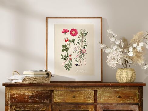 Kitchen Herbs Art Prints - Botanical Prints - (Set of 6) - Unframed - 8x10s | Dining Room Decor - Gifts for Chef or Cook - Restaurant Decor - Rosemary, Thyme, Mint, Parsley, Oregano, and Bay Leaves in Saudi Arabia