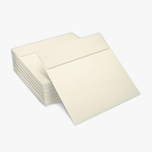 مغلفات دعوة مربعة من LUXPaper | قشر واضغط | 7 × 7 | ذهبي ميتاليك | 80 رطل. نص | 50 الكمية in Kuwait