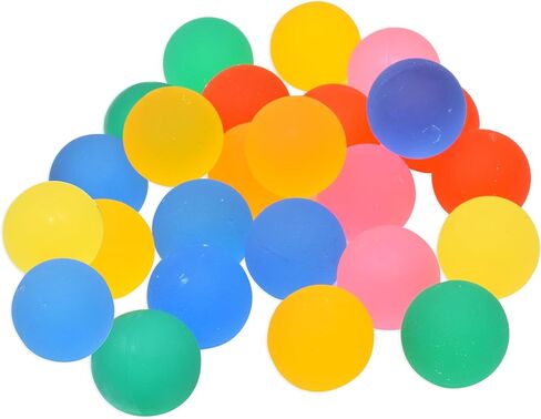 25 Bouncy Balls for Kids Party Favors | Flowers Bouncy Ball 27mm | Superball Small Rubber Balls for Kids in Kuwait