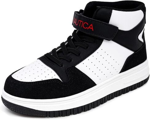 NAUTICA Kids Horizon Sneaker Lace-Up Fashion Shoe Boot-Like High Top for Boys and Girls (Big Kid/Little Kid Sizes) in Saudi Arabia
