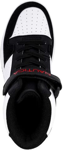 NAUTICA Kids Horizon Sneaker Lace-Up Fashion Shoe Boot-Like High Top for Boys and Girls (Big Kid/Little Kid Sizes) in Saudi Arabia