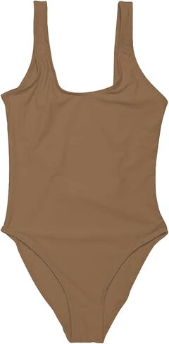 Leoparts Women's Retro 80s/90s High Cut Low Back One Piece Swimsuits Bathing Suits in Saudi Arabia