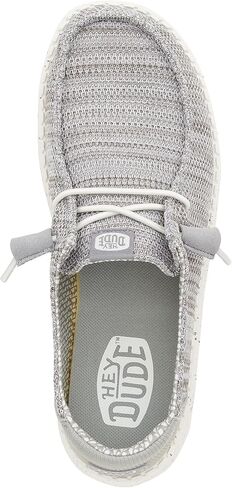 HEYDUDE Wendy Stretch Sox Wide Black/Black Size 7, Women’s Shoes, Women’s Slip-on Loafers, Comfortable & Light-Weight in Kuwait