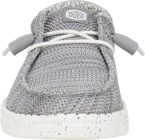 HEYDUDE Wendy Stretch Sox Wide Black/Black Size 7, Women’s Shoes, Women’s Slip-on Loafers, Comfortable & Light-Weight in Kuwait