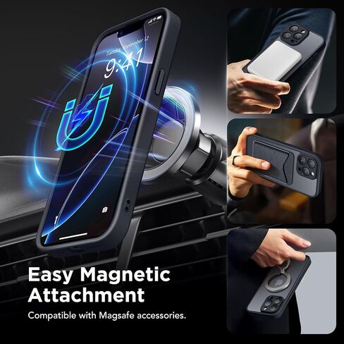 مغناطيسي لـ iPhone 16 Pro Max Case مع زر التحكم في الكاميرا ، متوافق مع Magsafe ، [حماية الكاميرا الكاملة] in Kuwait