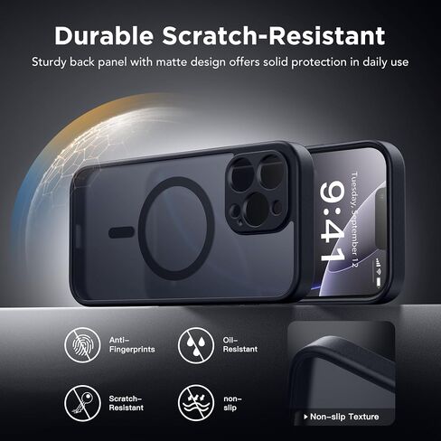 مغناطيسي لـ iPhone 16 Pro Max Case مع زر التحكم في الكاميرا ، متوافق مع Magsafe ، [حماية الكاميرا الكاملة] in Kuwait
