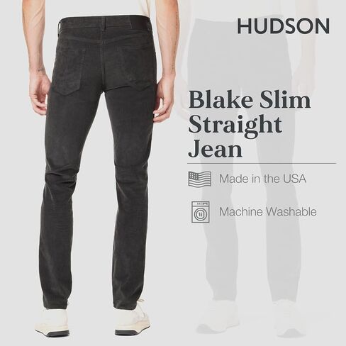 Hudson Jeans Men's Blake Slim Straight, Olympic, 34 in Kuwait