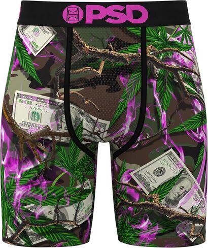 PSD Men's Tropic High Boxer Briefs, Multi, S in Saudi Arabia
