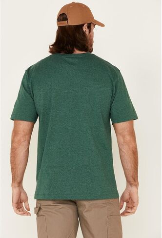 Carhartt Men's Loose Fit Heavyweight Short-Sleeve Pocket T-Shirt, Brown, 4X-Large/Tall in Saudi Arabia