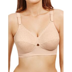 womens Classic Cup Full Coverage Bra, Beige (Nude), 46 US