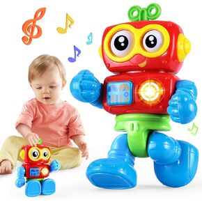 Yerloa Musical Baby Crane Toys for 1 Year Old Toddler Boy Girl Birthday Gift, Light Up Infant Baby Toys 12-18 Months Educational Learning Sensory Development Kids Pretend Play Toys for 1 2 3 Year Old