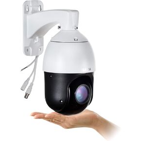 SUNBA 5MP IP PoE+ PTZ Camera Outdoor, 20x Optical Zoom, Two-Way Audio, 2.4G WiFi Camera, Motion & Human-Shape Detection, 24x7 Automatic Patrol, up to 328ft Night Vision (405-D20X ECO Edition)