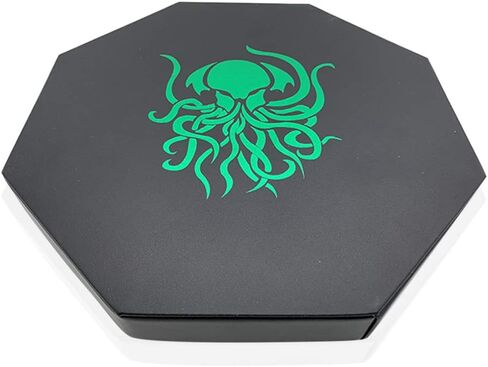 Purple Dragon - D&D Dice Tray of Holding by Norse Foundry, 8" Octagon Shape Dice Rolling Tray for Dice Games Like RPG and DND, Dice Box Storage, Removable Top Lid – Soft Padded Inner Lining in Saudi Arabia