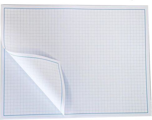 لوحة ورق المخططات والرسم البياني (9 × 12 بوصة) - 50 ورقة لكل وسادة - نص 70 رطل - للرسم والتصميم والمزيد - أداة مثالية للفنانين الشباب والمصممين الناشئين والاستخدام في الفصول الدراسية in Saudi Arabia