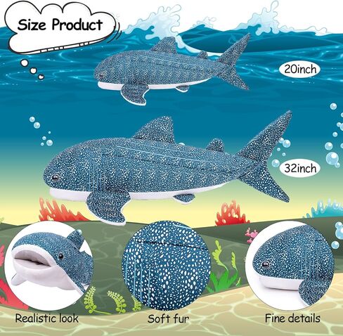 Tiny Heart Simulation beluga Plush Toys, beluga Stuffed Animals Cute and Soft Realistic Ocean Animal Plush Kids Birthday Gift family Decorations in Kuwait