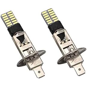 Unifizz 2pcs H1 Headlight Bulbs Super Bright Light LED Fog Lights for Car Exterior