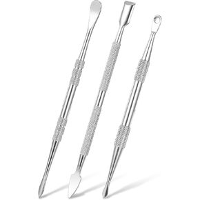 Piriuuo Wax Carving Tools Set, Stainless Steel Clay Sculpting Tools Double-Ended Pottery Carving Tools Wax Modeling Tools Dental Carvers Tools Wax Accessories Modeling Sculpting and Shaping(5 Style)