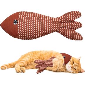 1 Pack Catnip Toys, Soft Cat Pillows Toys, Kitten Caterpillar Catnip Toys,Indoor Interactive Cat Kicker Toys for All Age Cat