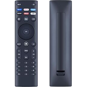 جهاز التحكم عن بعد للتلفزيون الذكي Vizio، جهاز تحكم عن بعد عالمي لتلفزيونات Vizio LED LCD HD 4K UHD HDR الذكية، استبدال جهاز التحكم عن بعد Vizio مع Netflix/Vudu/Amazon/Xumo/Crackle/Iheart