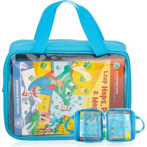 Carrying Case for Leapfrog LeapReader Reading and Writing System Leapfrog LeapReader,Portable Storage Bag with Handle(Blue)