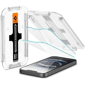 Spigen Tempered Glass Screen Protector [GlasTR EZ FIT] designed for iPhone 14 / iPhone 13 Pro/iPhone 13 [2 Pack]