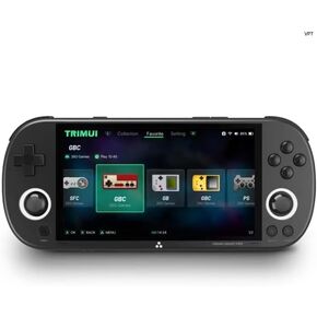 Smart Pro Handheld Game Console, Mini Game Player Compatible with More Than 20 formats of Games and 5 inch IPS High-Definition Screen, Portable Video Game Console (Black 64G)