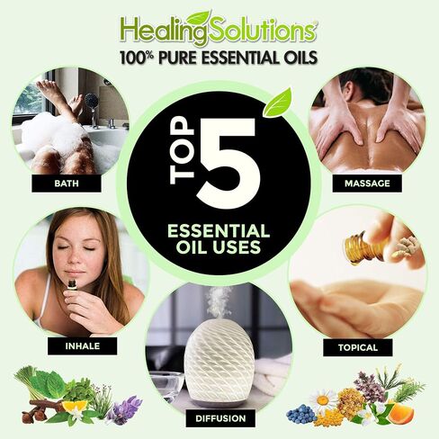 Healing Solutions PMS Relief Blend Essential Oil - 100% Pure Therapeutic Grade, 30ml in Saudi Arabia