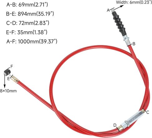 YOXUFA 7/8 بوصة كابل مقبض ذراع القابض الأيسر لـ SSR 50cc 70cc 90cc 110cc 125cc 150cc Apollo RFZ DBX18 TaoTao DB17 DB27 Coolster M-125 Baja X-pro Thumpstar Kayo Xmotos أجزاء الدراجة الترابية الصينية باللون الأسود in Kuwait