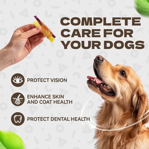 Duck Wrapped Double Sweet Potato Dog Treats, High Protein Duck Jerky Dog Treats Low Fat Dog Training Treats for Dog Snacks Soft Healthy Dog Chews for Small Medium Large Dogs 10.54oz in Kuwait