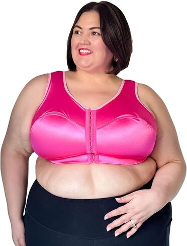 ENELL Women's Full Coverage High Impact Sports Bra (100),7,Black in Kuwait