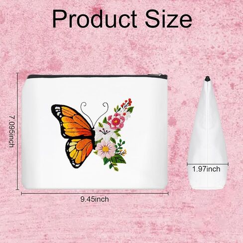 Louise Maelys Embroidery Kit for Beginners,Canvas Makeup Bag,Cross Stitch Kits for Adults,Arts Crafts Needlepoint-Daisy Floral Pattern in Kuwait