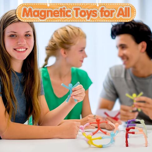 10 Pack Magnetic People, Magnetic Men Magnet Toys, Magnet Men Fidget Toys Fun Magnets, Cute Fridge Magnets Refrigerator Magnets for Locker, Travel Toys, Magnetic People Figures for Adults in Kuwait