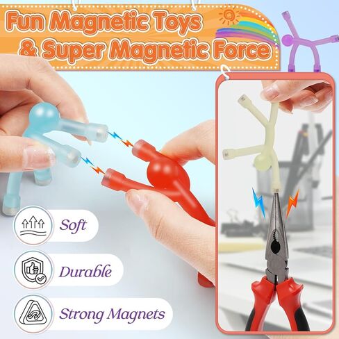 10 Pack Magnetic People, Magnetic Men Magnet Toys, Magnet Men Fidget Toys Fun Magnets, Cute Fridge Magnets Refrigerator Magnets for Locker, Travel Toys, Magnetic People Figures for Adults in Kuwait