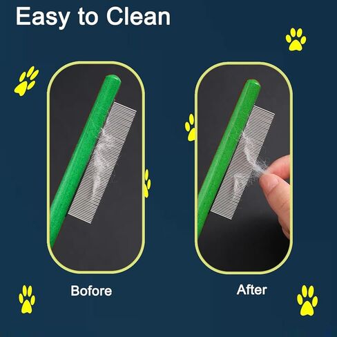 Wooden Small Dog Grooming Brush - Perfect for Shih Tzus, Yorkies, and Maltipoos - Ideal Puppy Hair Brushes for Maltese and Small Breeds (Compact Type) in Kuwait