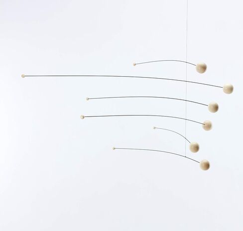 Futura Nature/Nature Hanging Mobile - 30 Inches Beech Wood - Handmade in Denmark by Flensted in Saudi Arabia