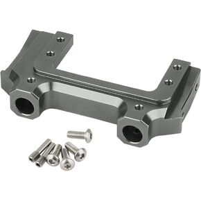 جبل الصدمات الأمامية المصد من الألومنيوم لصالح SCX10 II 90046 90047 ترقيات Crawler Carler (Silver)