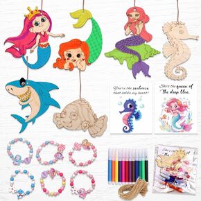 24 Pcs Safari Party Favors, Animal Party Favors, Unfinished Wooden Painting Crafts for Kid, Sunday School Craft for Kid, Painting Craft Activities Kit, New Year's Gift, Valentine's Day, Easter Gift