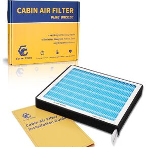 Rivian R1T R1S Cabin Air Filter HEPA With Activated Carbon Air Filter Replacement Accessories for 2022 2023 2024