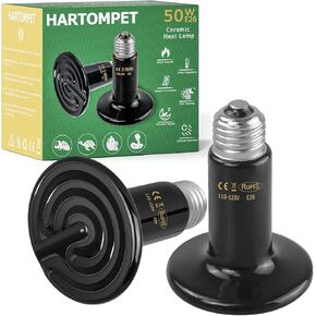 200 و WES CERAMIC HEAT PEMITTER - لمبة حرارة الزواحف السوداء - مصباح حرارة الزواحف بالأشعة تحت الحمراء للسحالي ، البرمائيات ، السلاحف ، الكلاب ، القطط - مثالية لتسخين الحيوانات الأليفة - بدون ضوء ، لا ضرر - ETL مدرج