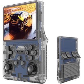 30000 ألعاب Retro Console Handheld Game Console ، 3.5 بوصة Mini HD IPS Console Retro Console ، 3800mAh CARGE ، بطاقة 256G مدمجة ، ودعم HDMI وإخراج التلفزيون (الأخضر)