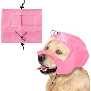 Dog Shower Cap, Adjustable Dog Ear Covers, Waterproof Bath Protector Hat for Puppy, Overhanging Pet Bath Protection Hat (Purple)