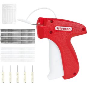 Stitch Gun for Clothes With Storage Box, Handheld Stitch Gun Quick Clothing Fixer Micro Sewing Tagging Gun Kit for Clothing One Stitch Sewing Gun Includes Needles Fasteners (Black）