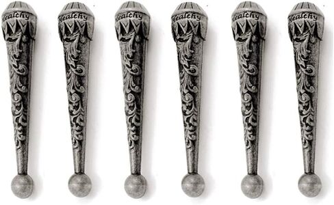 Bolo Tie Tips, Replacement aglets End Caps for Cord or Leather 6 Pack (Antique Brass) in Kuwait