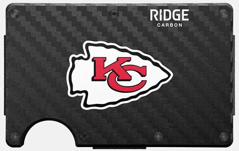 محفظة The Ridge NFL - Atlanta Falcons - محفظة نحيفة، حامل بطاقات، تحمل ما يصل إلى 12 بطاقة آمنة RFID، كتل قارئات الرقائق، محفظة صغيرة مع حزام للنقود ومشبك نقود إضافي in Saudi Arabia
