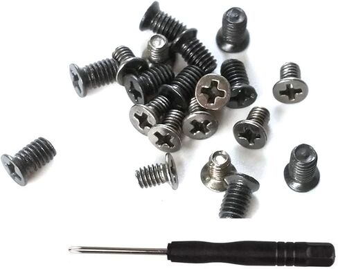 Phillips Flat Head Screws, Leather Accessories for DIY Belt Buckle Handbag Toys Replacement Set of 30 Pieces in Kuwait