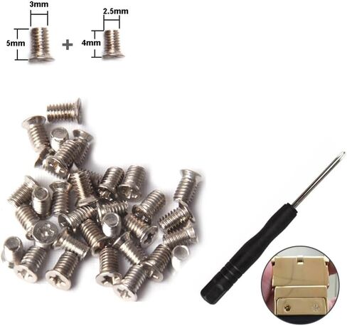 Phillips Flat Head Screws, Leather Accessories for DIY Belt Buckle Handbag Toys Replacement Set of 30 Pieces in Kuwait