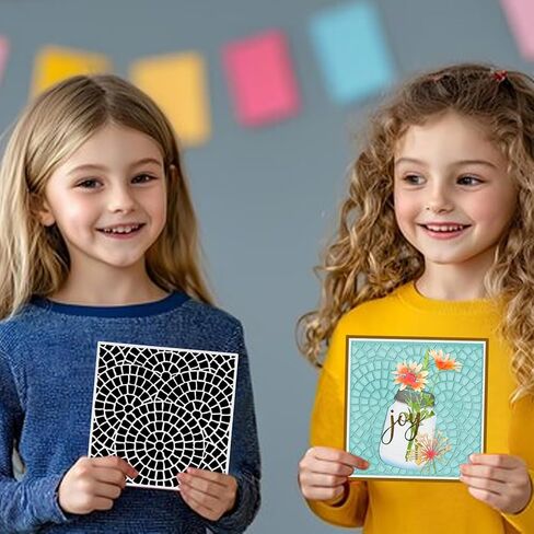 Floral Embossing Folder 3D Textured Plastic Template for DIY Card Making and Scrapbooking Paper Crafts, Intricate Flower Design 5.90" x 5.90" in Kuwait