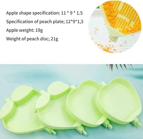 6 قطع من البلاستيك الماس الفني اللوحة صواني فرز الخرز ، صينية صفيحة راينستون للطلاء الفني الماس ， صواني فرز الخرزة لحرف DIY in Kuwait