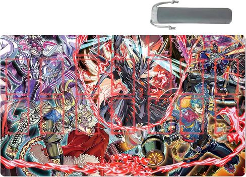 YGO Playmat Gaming Competition Pad Mat Card Binder Deck 23.6x13.7in (Salamangreat) - 2 Player, Ages 6+ in Kuwait