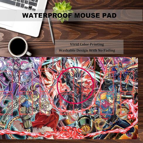 YGO Playmat Gaming Competition Pad Mat Card Binder Deck 23.6x13.7in (Salamangreat) - 2 Player, Ages 6+ in Kuwait